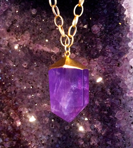 Amethyst Point Necklace