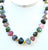 Faceted Rare Tourmaline Hand cut Necklace