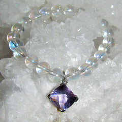 Angel Aura Bracelet with Amethyst charm