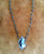 Tibetan Quartz point on pyrite chain