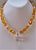 Citrine with Quartz pendant
