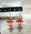 Copper and Amber Earrings