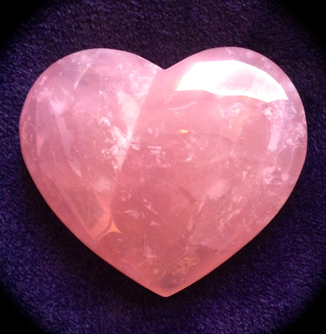 Madagascar Rose Quartz Heart
