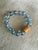 Atlantean Crystal Bracelet with 22K Antiqued Gold Tibetan Bead