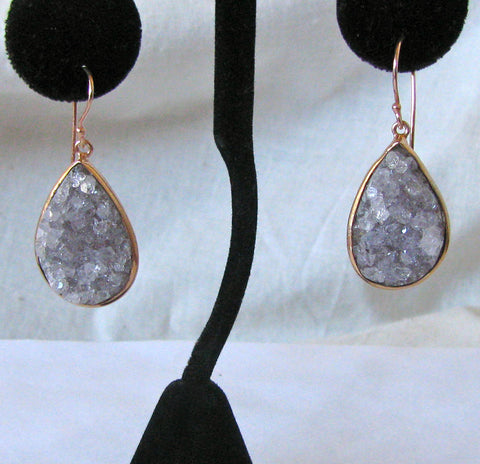 Crystal Druzy Earrings