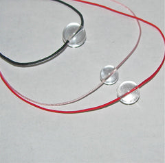 Heart Stones on Silk Cord