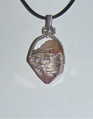 Payson diamond Necklace with Amethyst point