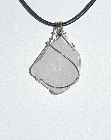 White Moldavite Necklace