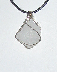 White Moldavite Necklace