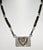 Heart Medallion with Garnet Necklace