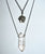 Pyrite nugget Necklace with Quartz Point Necklace